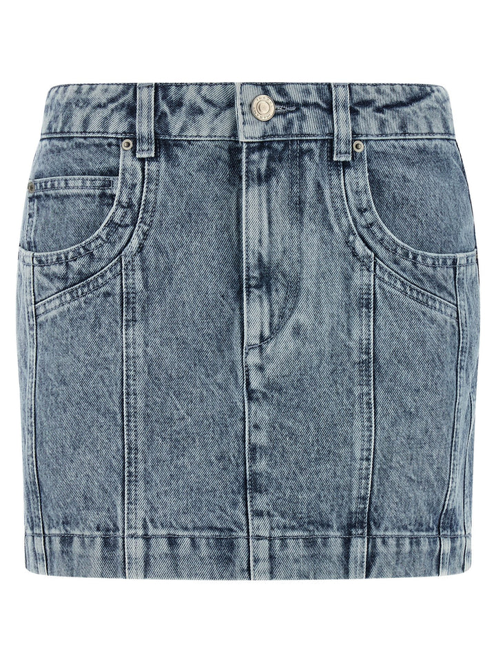 Marant Etoile Juana Skirts - Light Blue | 8c05544f32435757412769f66818bd2ed00969f7