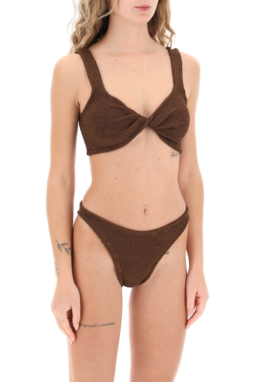 Juno Metallic Effect Bikini Set