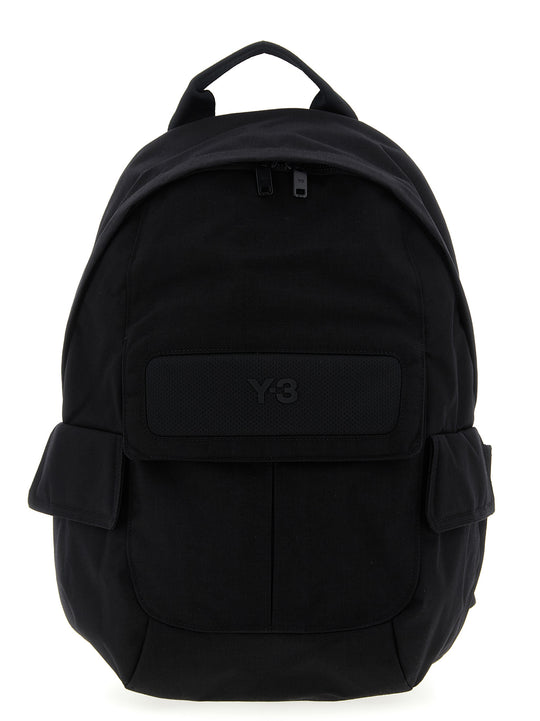Small Logo Pocket Backpack Backpacks & Travels Black