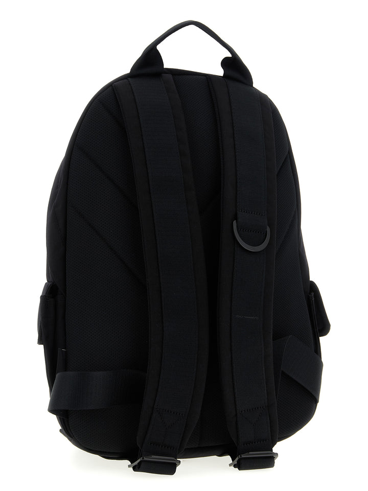 Y-3 Small Logo Pocket Backpack Backpacks & Travels - Black | 12c8bffe2fbfe7abb06ad1bbad2ad8085d2a8856
