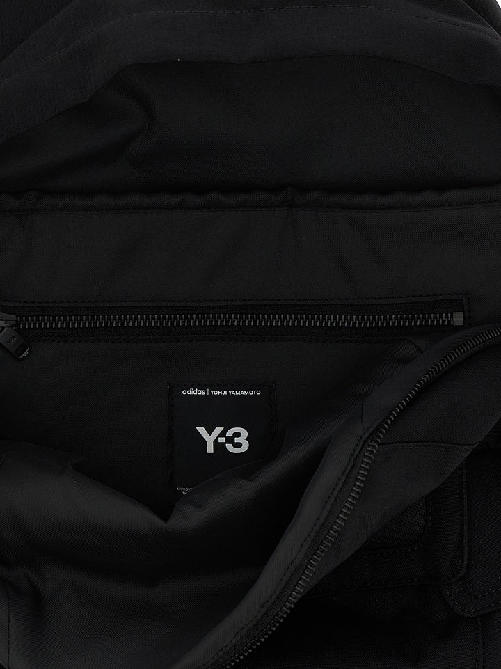Y-3 Small Logo Pocket Backpack Backpacks & Travels - Black | bf48a0137dd919b380ebd9e91f81a9fd93143da5