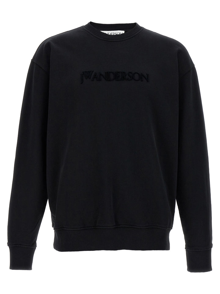 J.W. Anderson Logo Embroidery Sweatshirt - Black | 367716dcae7a83f6383c83c1d477a273a0787efd