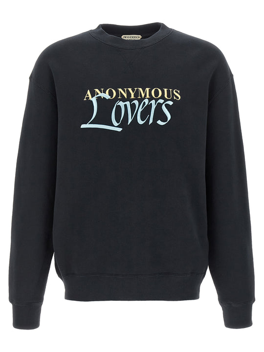 Anonymous Lovers Sweatshirt Black
