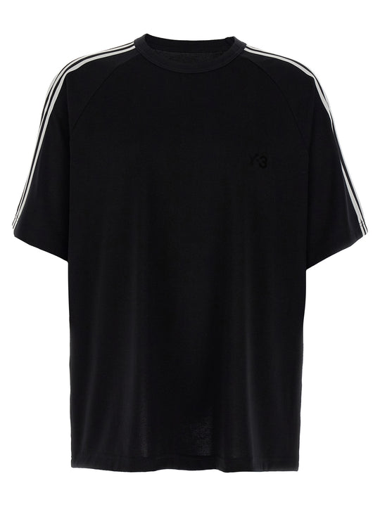 Y-3 3 Strisce T-Shirt White/Black