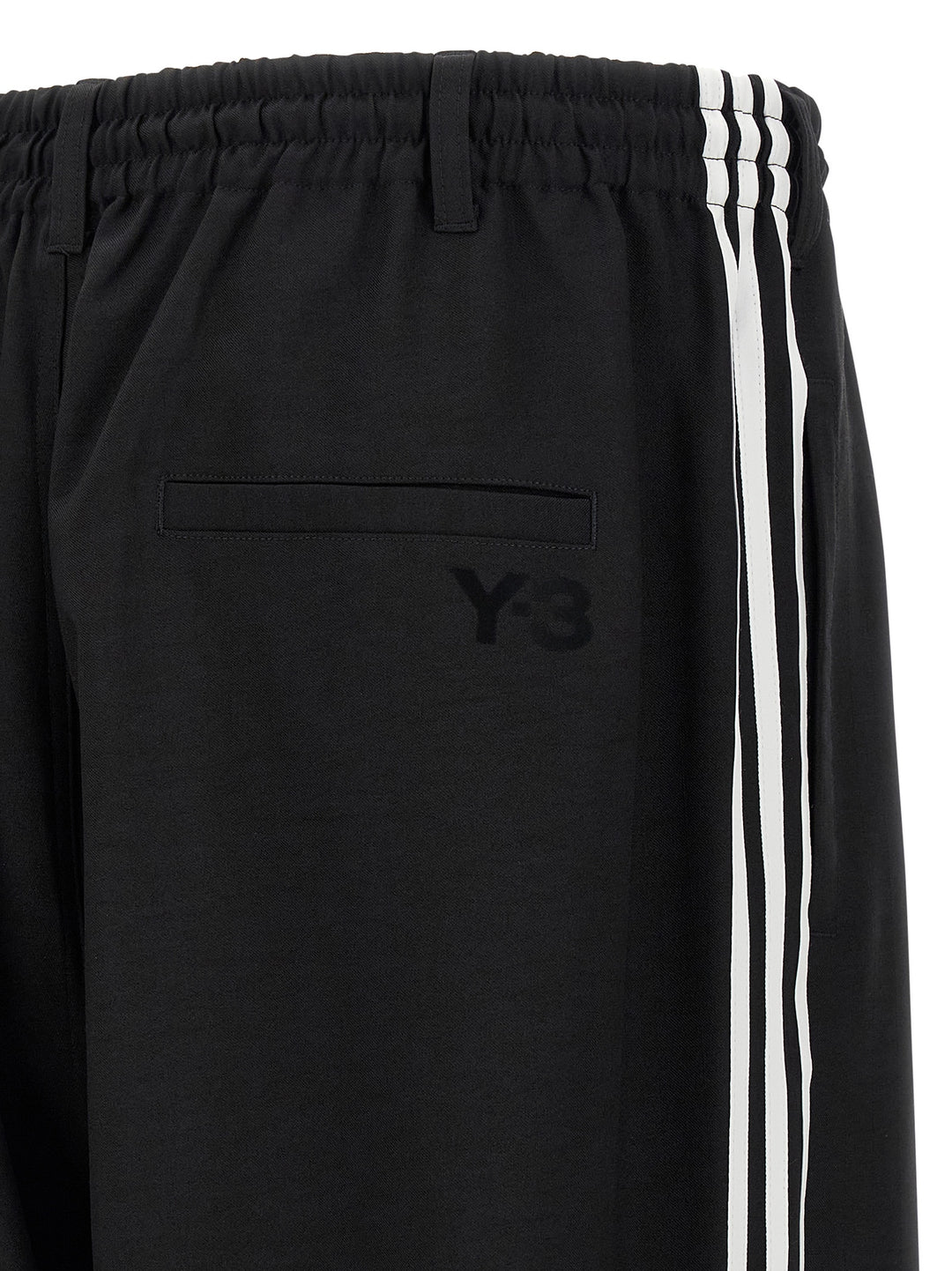 Y-3 Y-3 3-Stripes Pants - White/Black | d7dcef91385e168190de134acd4c9f54a3b4e861