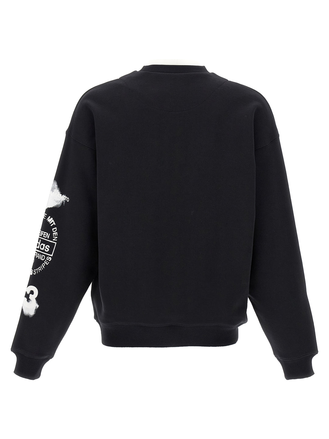 Y-3 Y-3 Graphic Crew Sweatshirt - Black | 303a568233b06bfd41a2a610547b666c918f0674