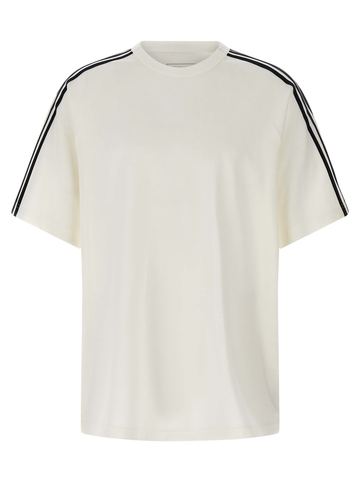 Y-3 Y-3 Short Sleeve Tee 3-Stripes T-shirt - White | 50ce8fea3295a26a77116f4efc1c5c700fddc311