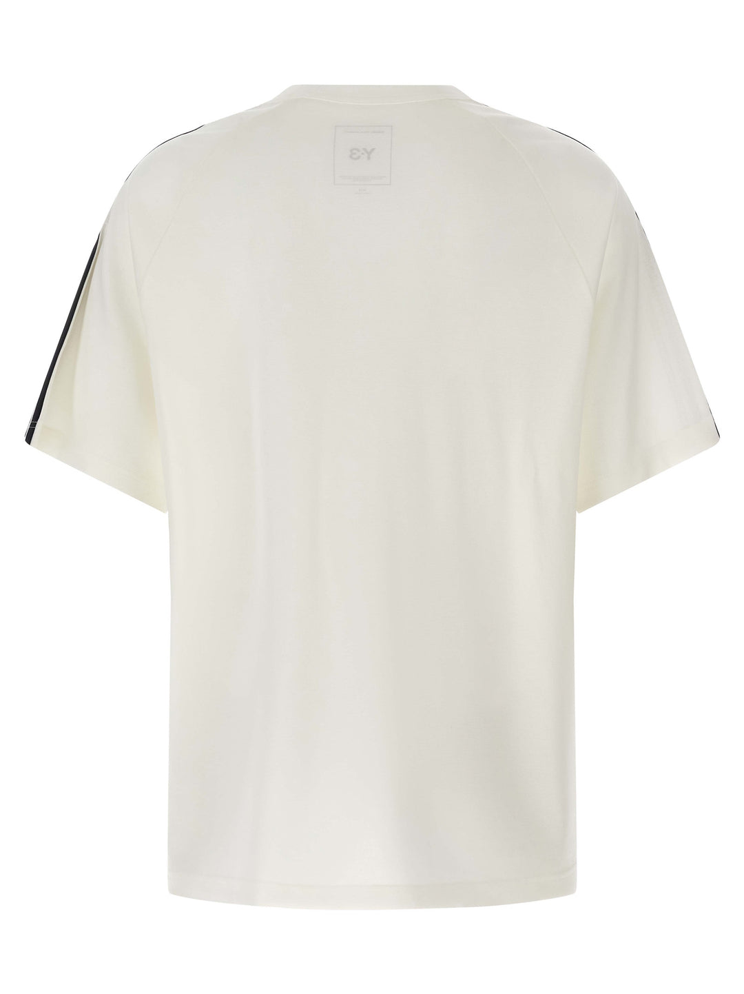 Y-3 Y-3 Short Sleeve Tee 3-Stripes T-shirt - White | 51f507aed6a90eb587ae3acd81f41f2afc04951e