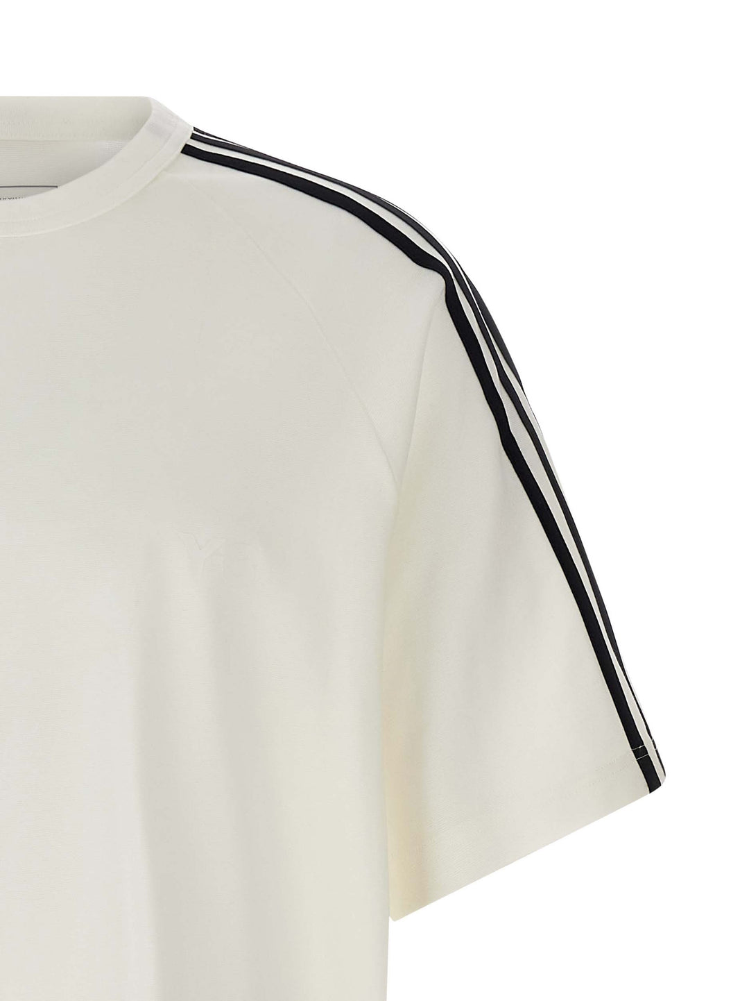 Y-3 Y-3 Short Sleeve Tee 3-Stripes T-shirt - White | 4415da6380b95a4f2a5fe9816e78ed2072783194