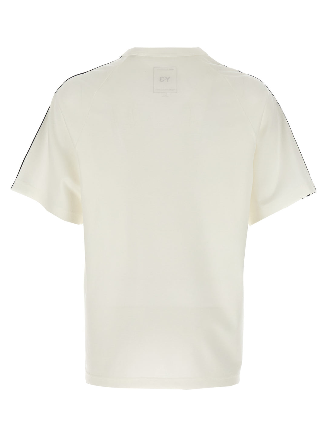 Y-3 Y-3 Short Sleeve Tee 3-Stripes T-shirt - White/Black | 62915a8c7acd185d40f1cb13530b132916d64e2f