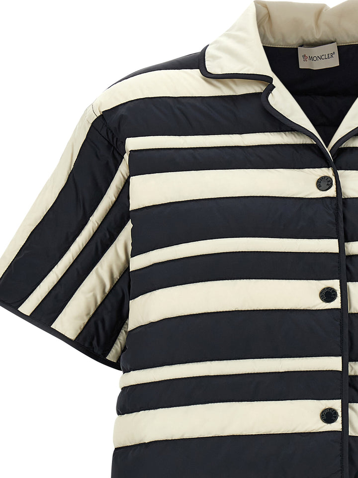 Moncler Striped Shirt Shirt and Blouse - Multicolor | 4159f9f786f018e6bd690d978f5673ca3b200e7d