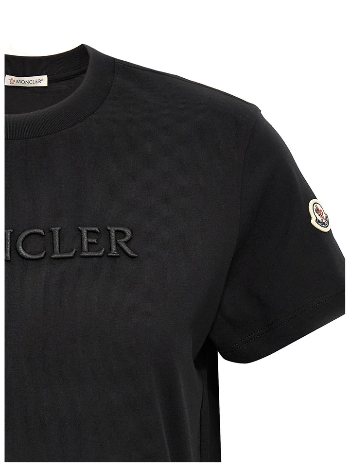 Logo Embroidery T-Shirt Black