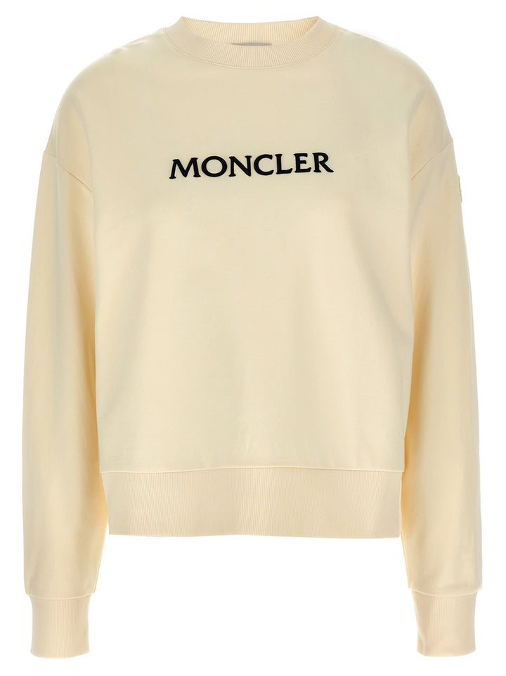 Logo Embroidery Sweatshirt White