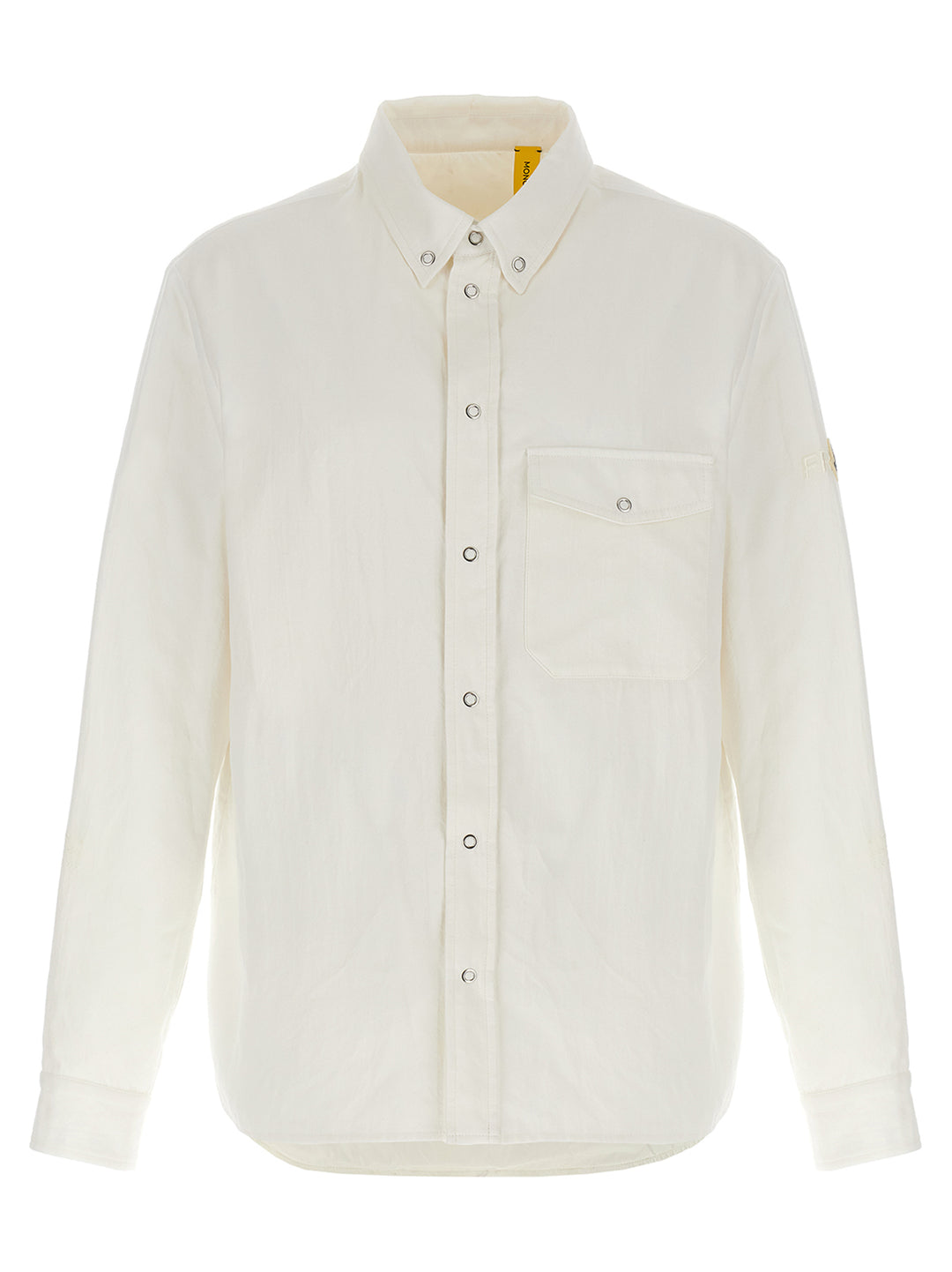 White Moncler X FRGMT Padded Shirt Jacket - 52 White Moncler X FRGMT Padded Shirt Jacket - 52