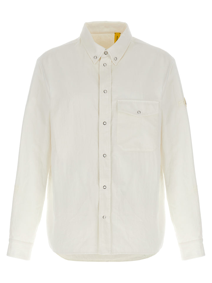 Moncler Genius Overshirt Moncler X Frgmt Shirt and Blouse - White | 4b0577cbcf683a9a221af8ac93ab749825436536
