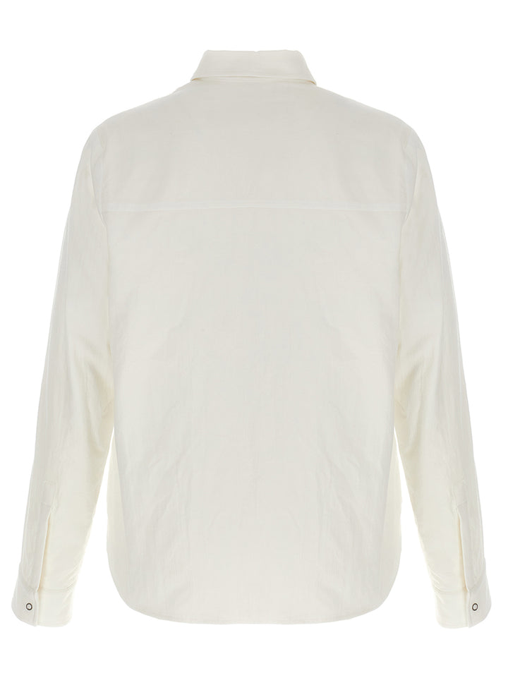 Moncler Genius Overshirt Moncler X Frgmt Shirt and Blouse - White | b7770f40c716f1126e98ac29b46494cd594937a1