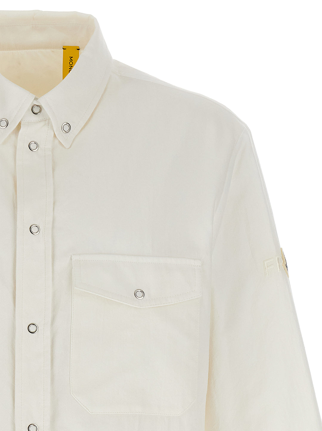 Moncler Genius Overshirt Moncler X Frgmt Shirt and Blouse - White | f7c9dd5860ad3dea25dd9c7ae144aff0a9259b4d