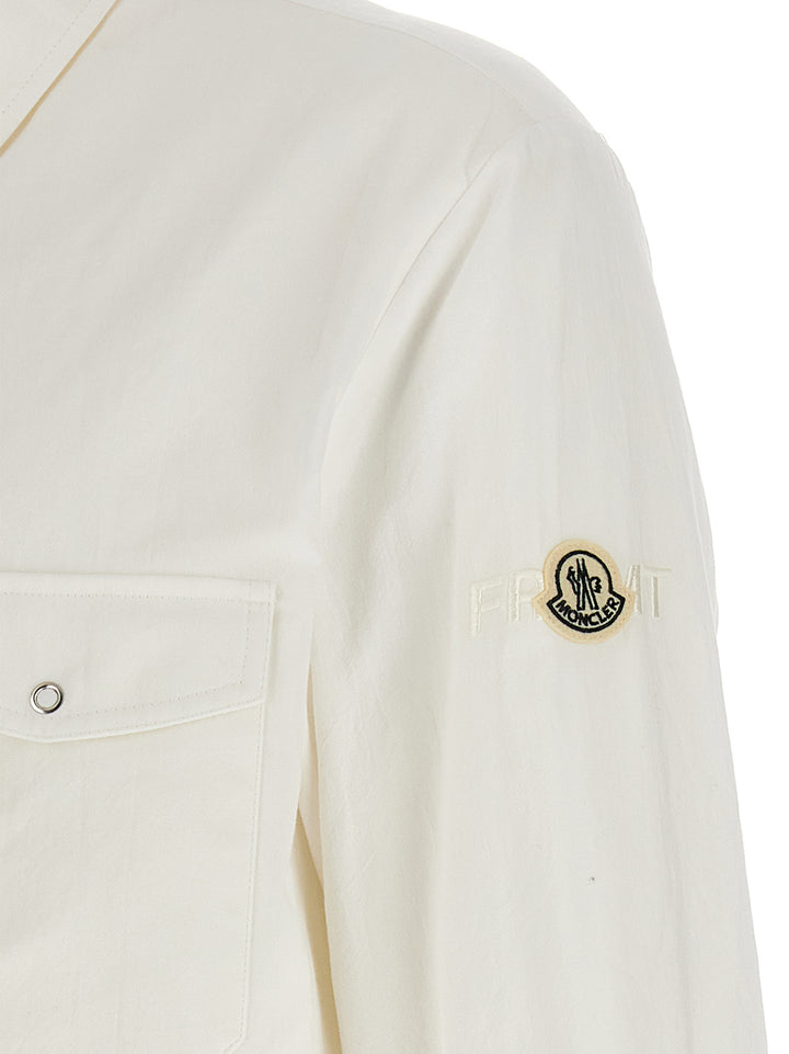 Moncler Genius Overshirt Moncler X Frgmt Shirt and Blouse - White | 4a1cc2f6cb9d0ddd933cee37a9c6b5f090e3da1b