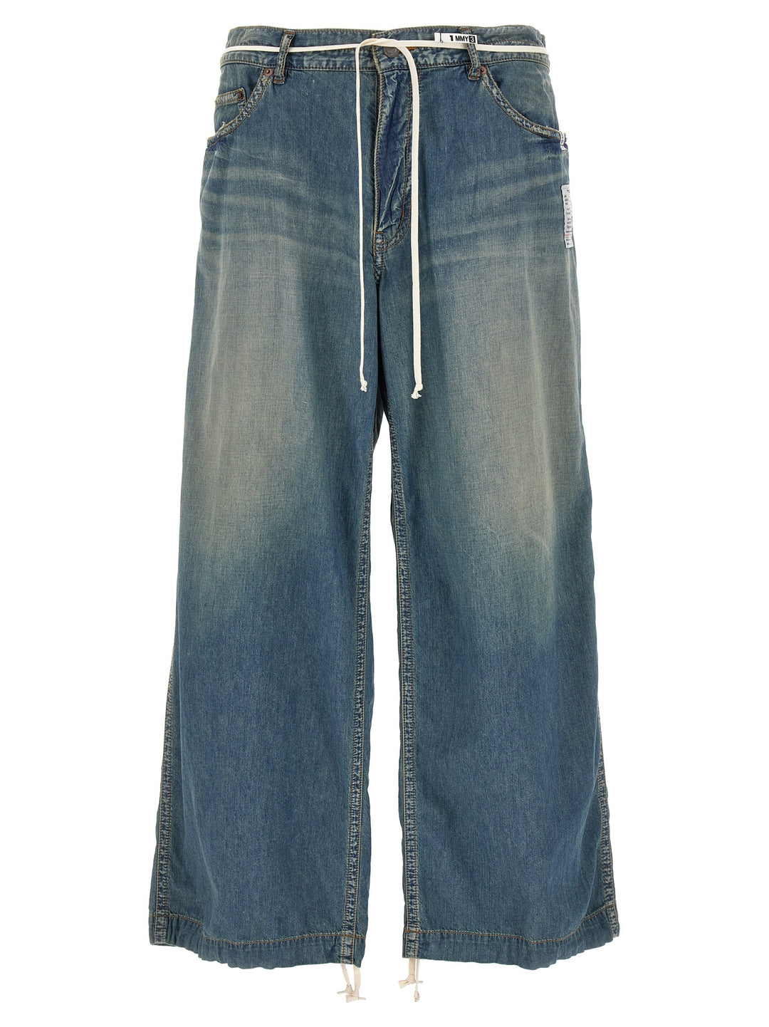 Drawstring Jeans Blue