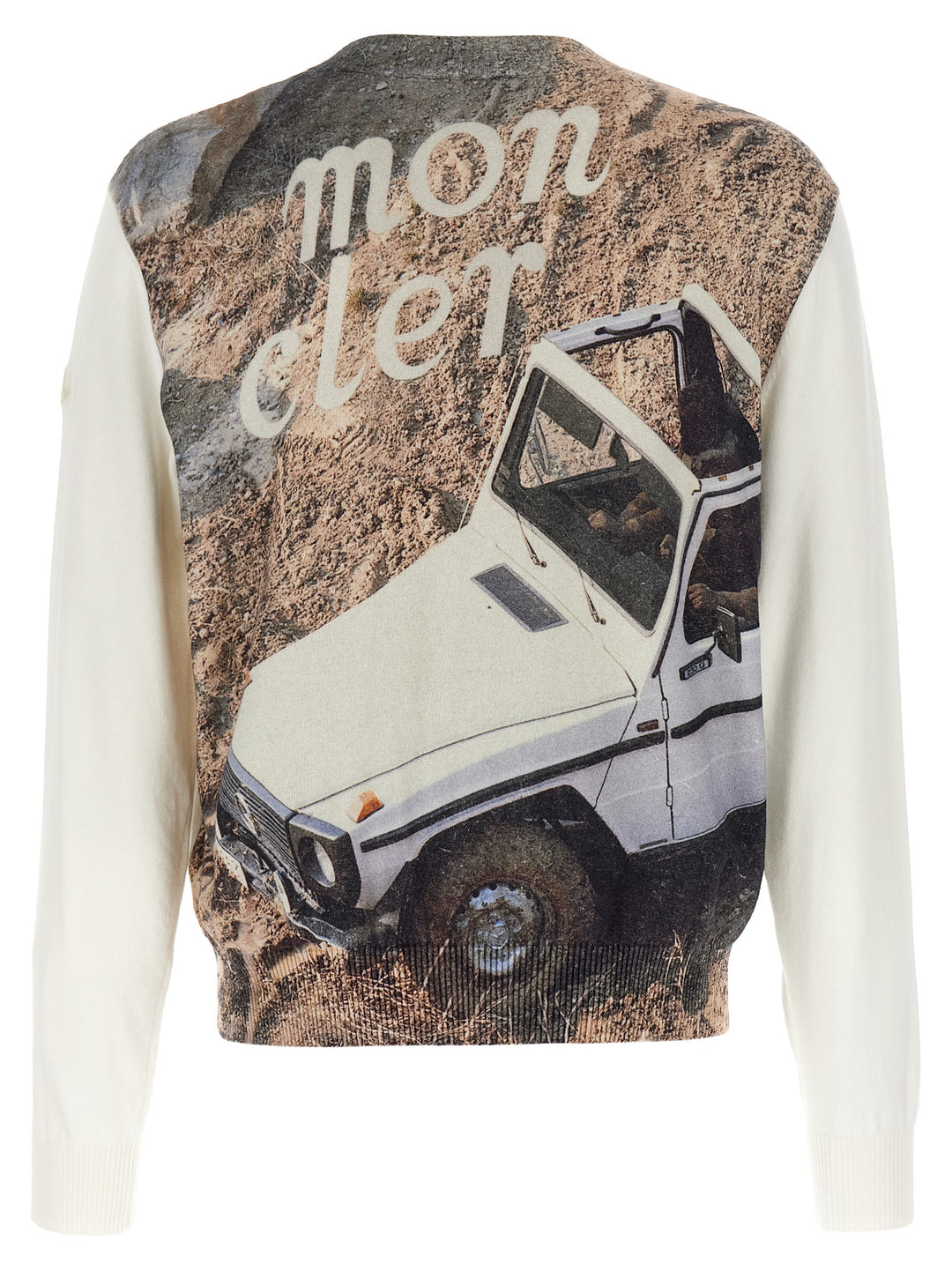 Moncler Genius Moncler X Mercedes-Benz By Nigo Jersey Sweaters and Cardigans - White | 39f332b81de25addc9117a761a6ac1b94006ac57