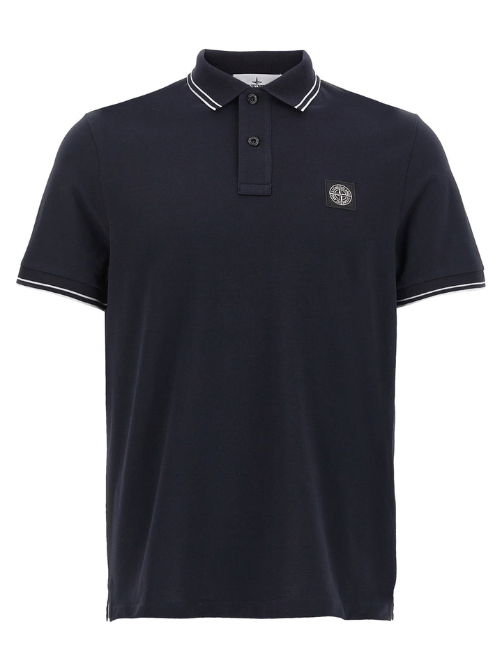 Logo Badge  Shirt Polo Blue