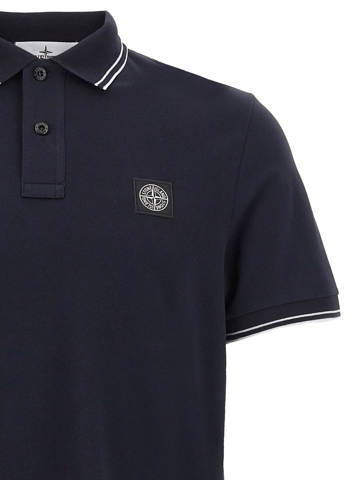 Logo Badge  Shirt Polo Blue