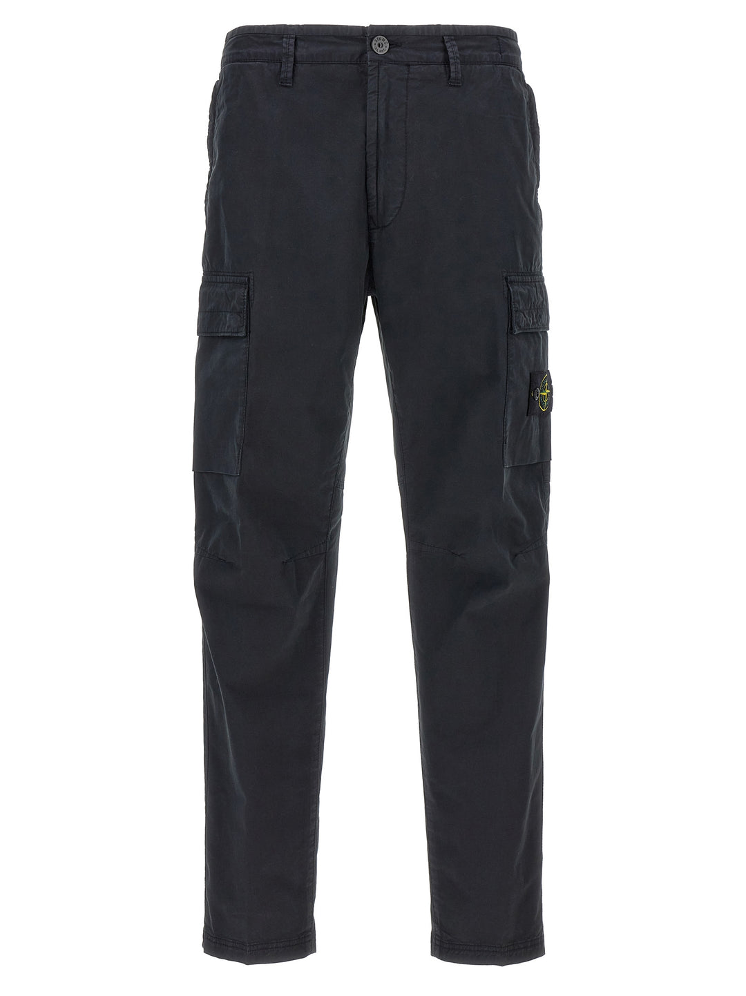 Logo Patch Cargo Pants Blue