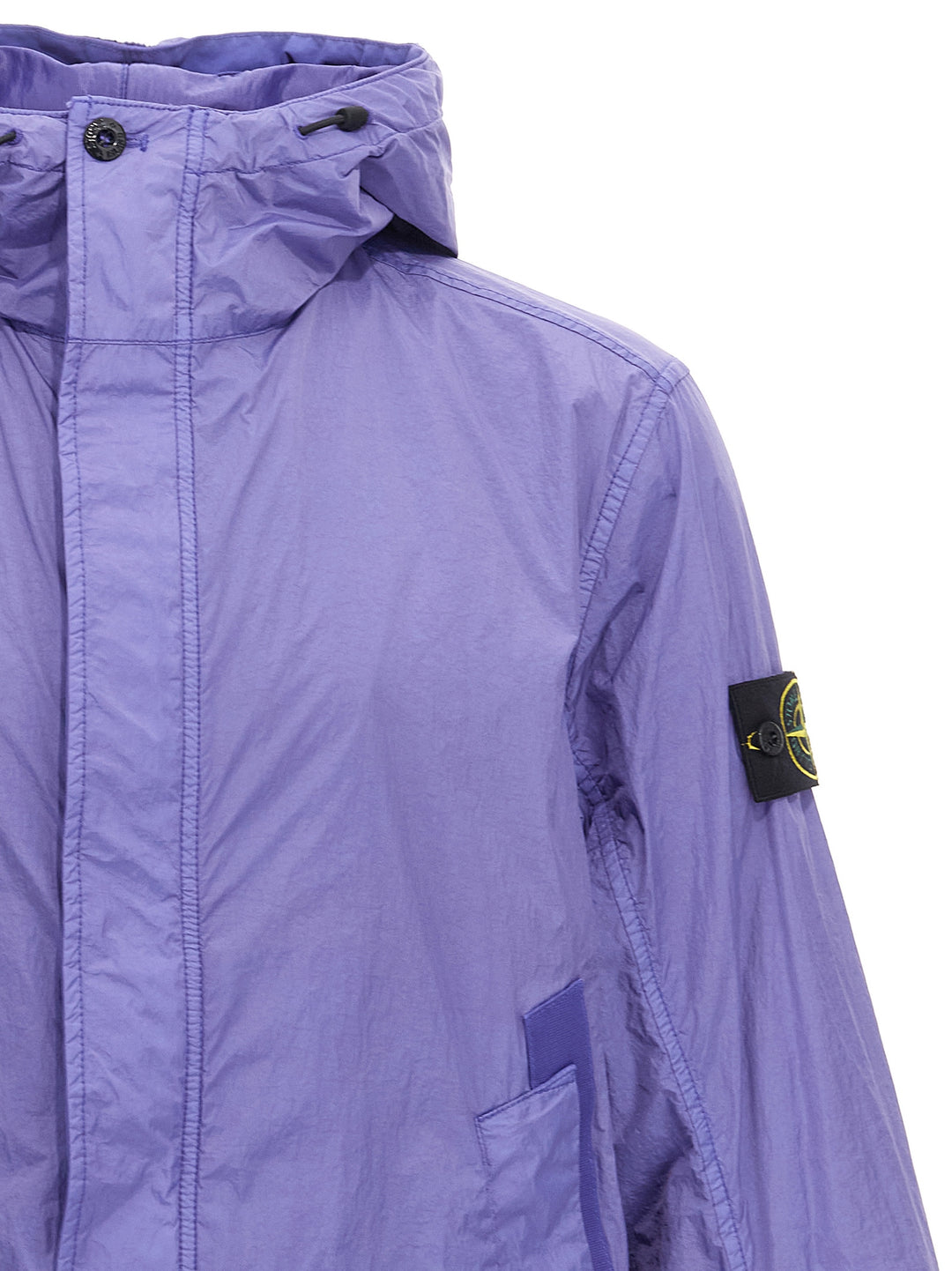 Garment Dyde Crinkle Reps Ny Casual Jackets, Parka Purple