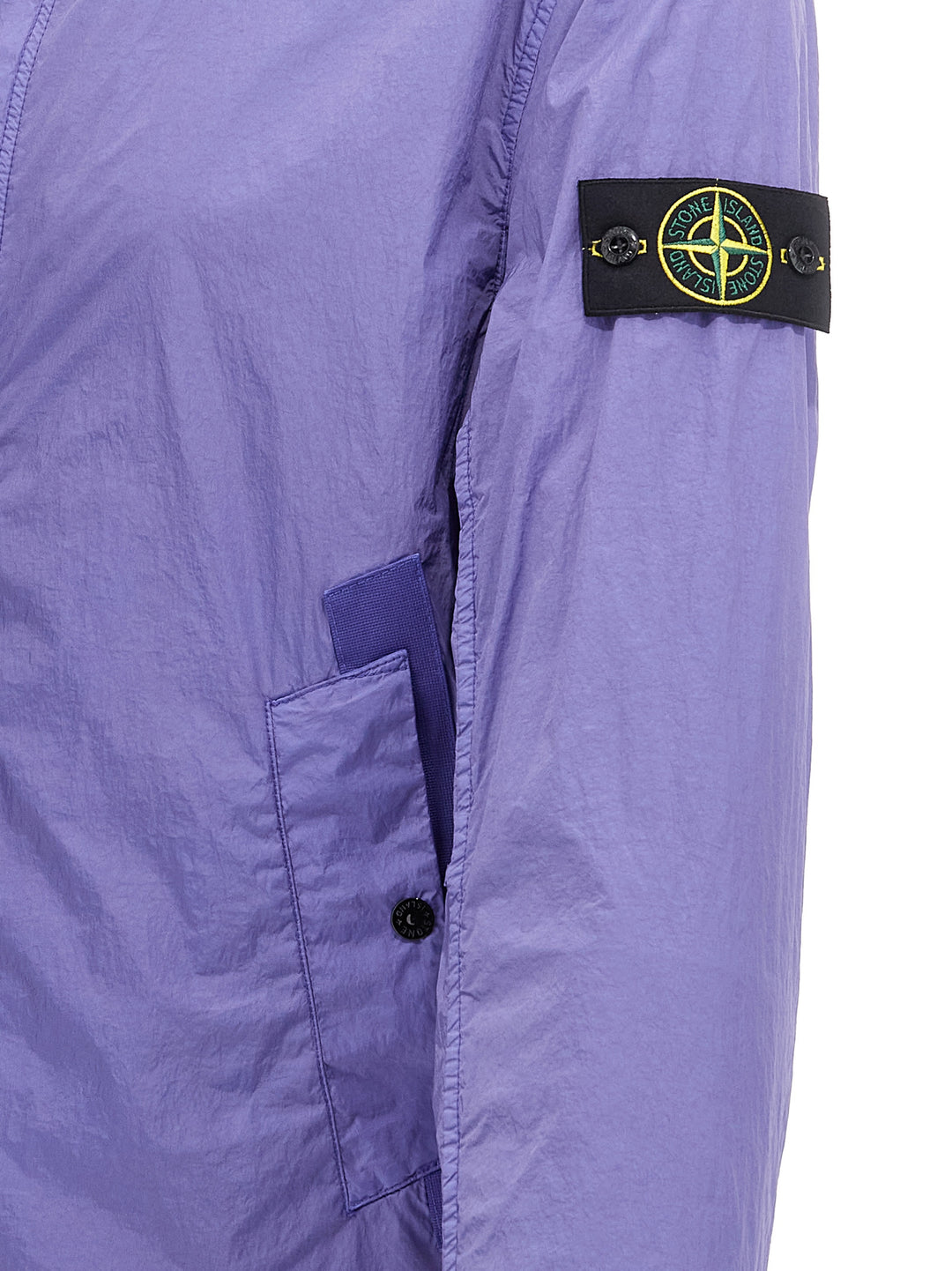 Garment Dyde Crinkle Reps Ny Casual Jackets, Parka Purple