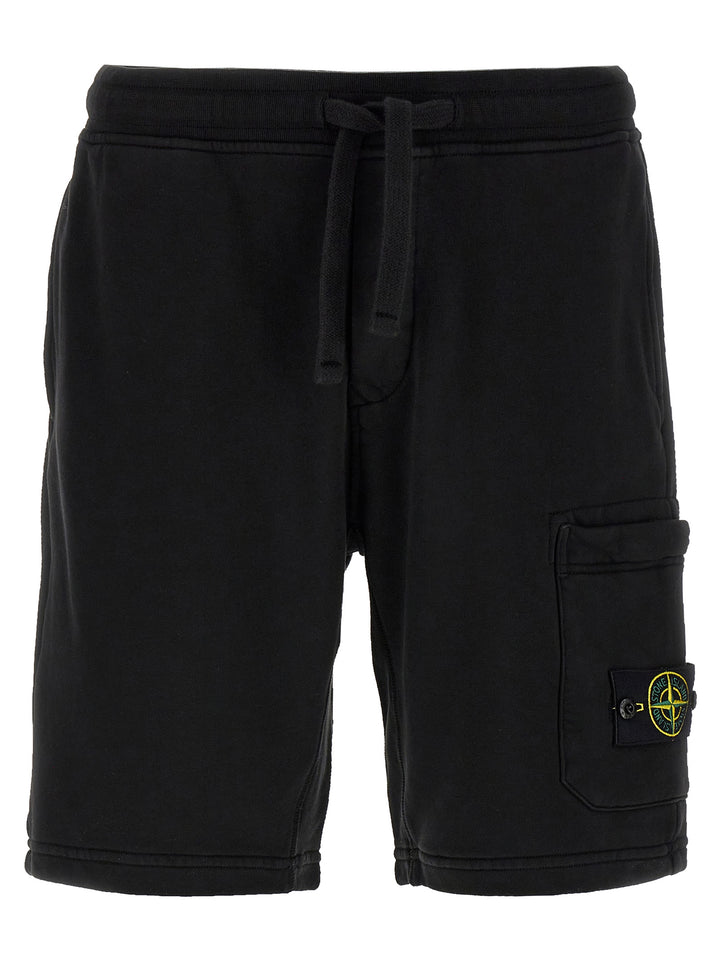 Logo Badge Bermuda Shorts Bermuda, Short Black