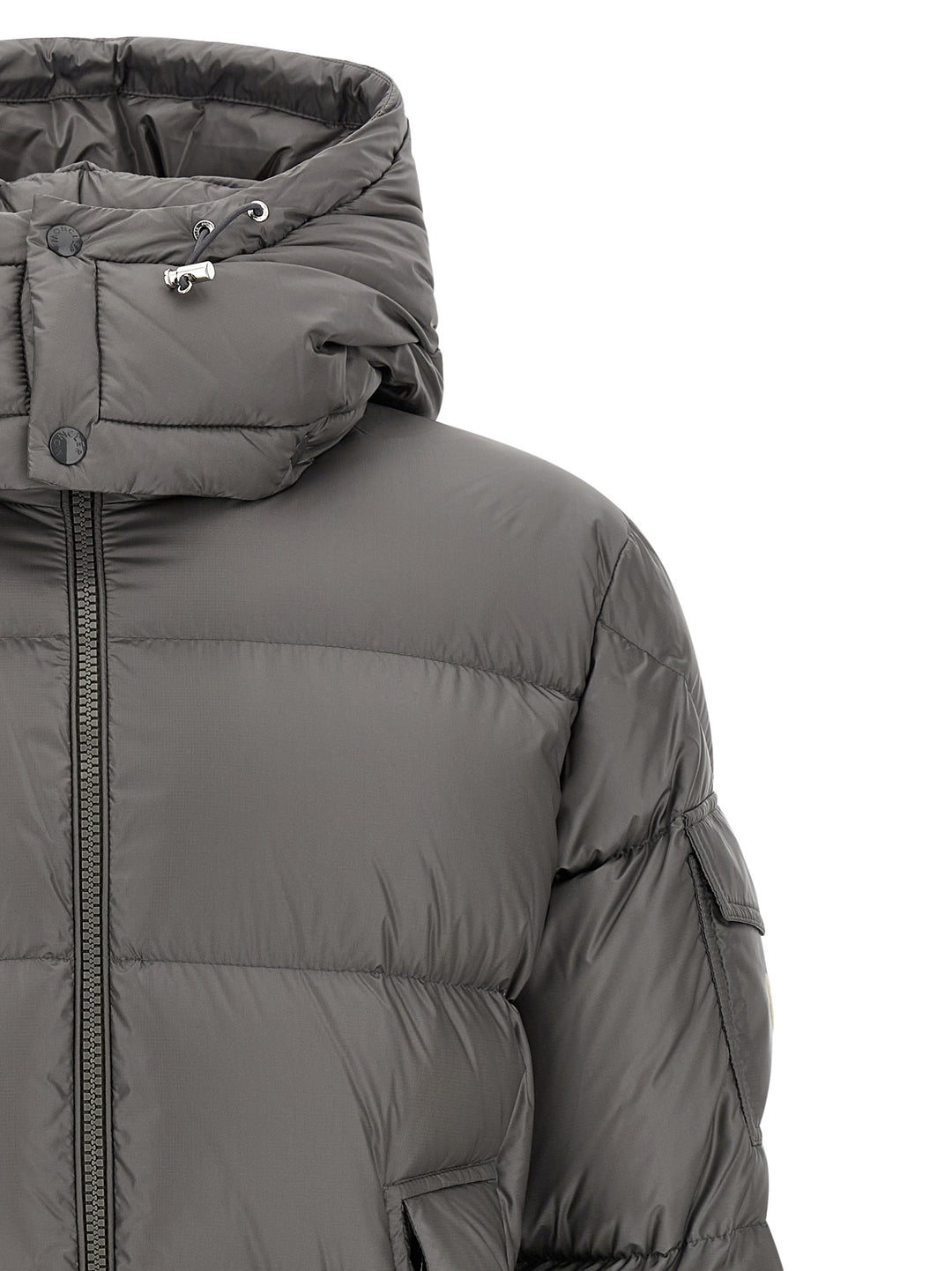 Moncler Couyere Puffer Jackets - Gray | a4abc735e6380865ebde24aea867bd0d74972d89
