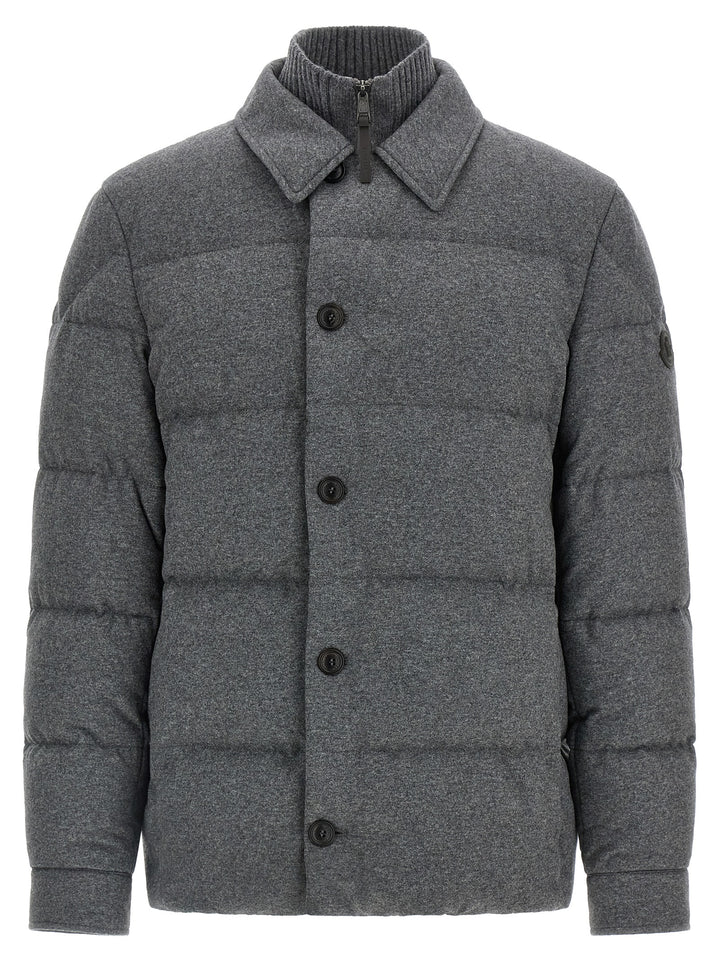Moncler Pres Puffer Jackets - Gray | 3bb7dc9abcf0595c54d75042b5ea7891ff8a1e27