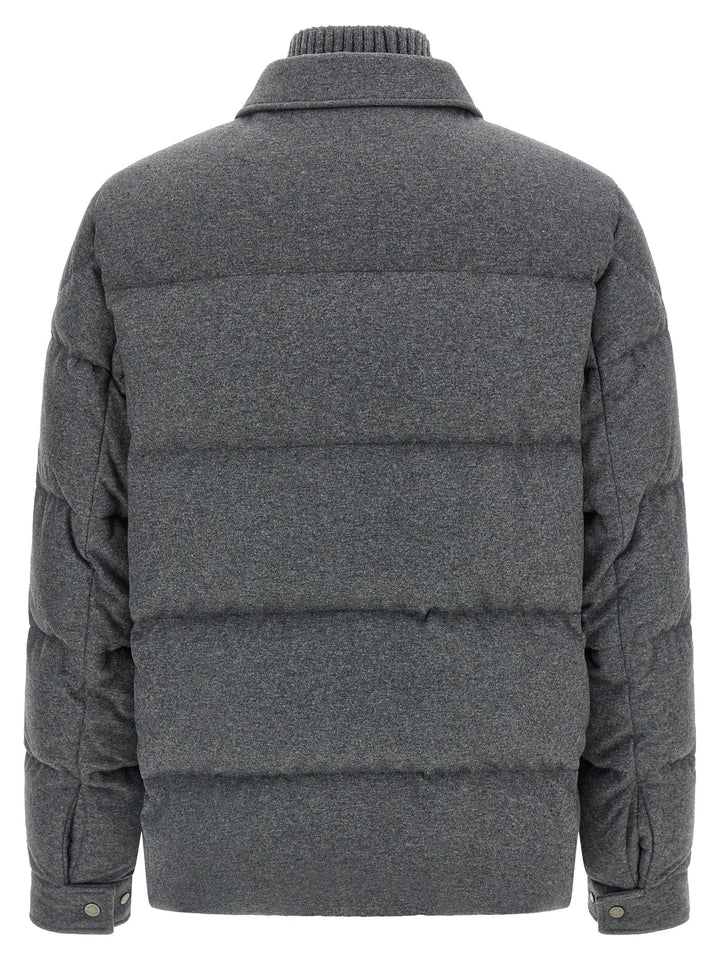 Moncler Pres Puffer Jackets - Gray | 0cf82d30a16b07b10c970c3587ec9e49dc76bf69