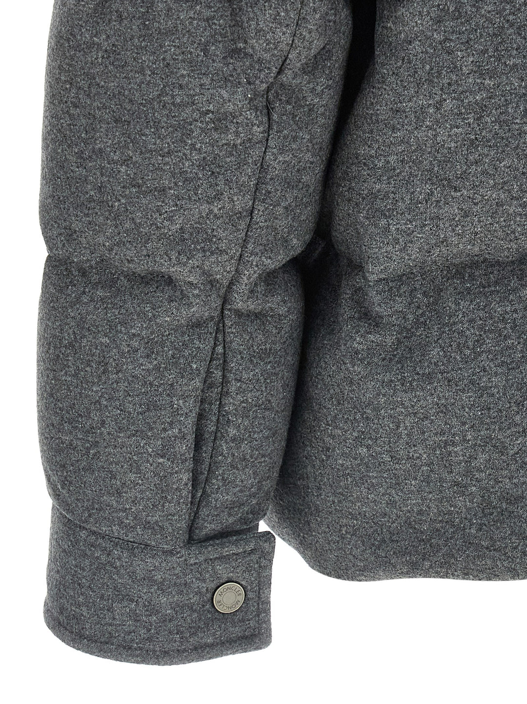 Moncler Pres Puffer Jackets - Gray | fba65e1e27125cef2d8c2f16bcbcbb7584c27a86