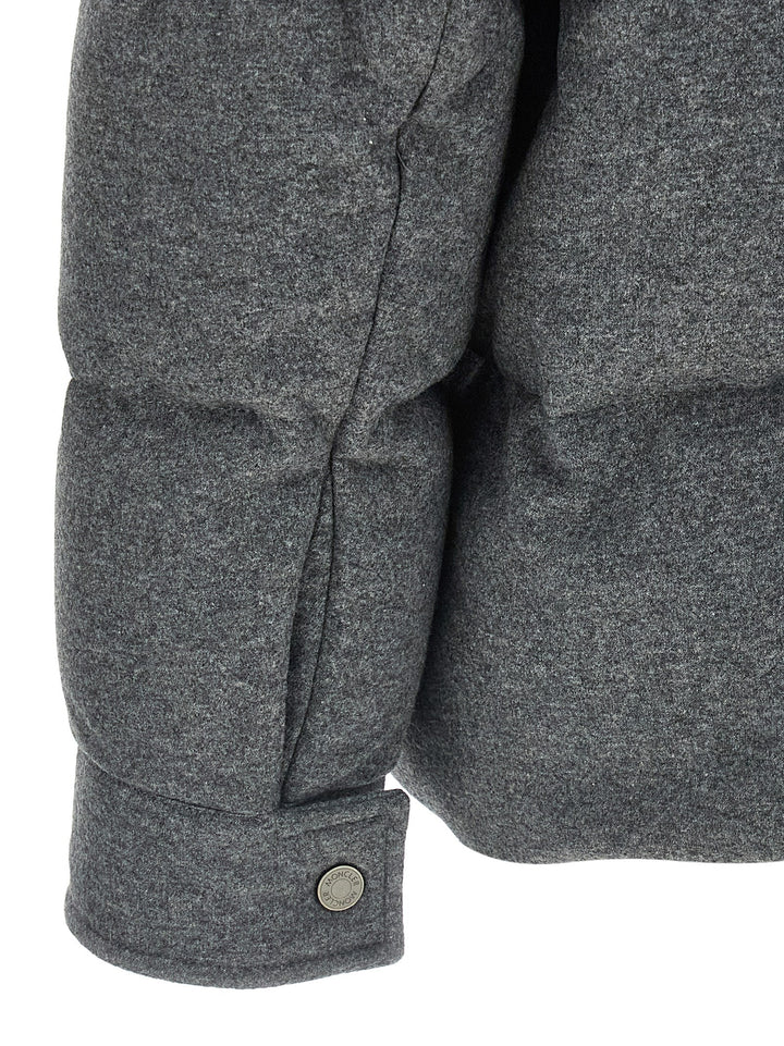 Moncler Pres Puffer Jackets - Gray | fba65e1e27125cef2d8c2f16bcbcbb7584c27a86
