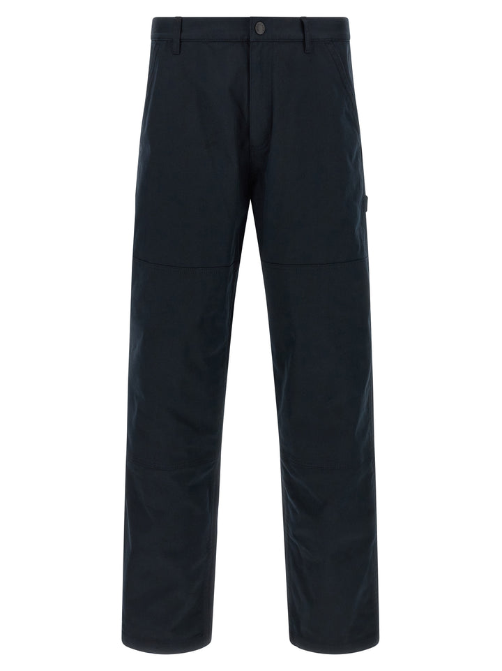 Moncler Cotton Trousers Pants - Blue | d393feb0dc72d3c123267c3e9f73c2b77ec1a61c