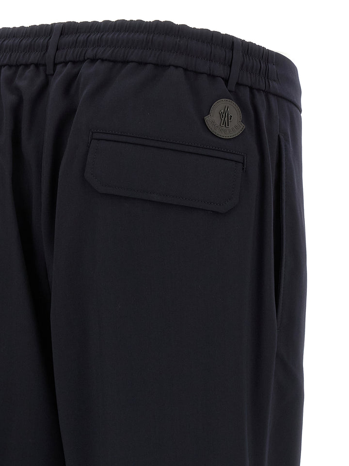 Moncler Wool Pants - Blue | 79ed3d5ef3757029264b049d79af91e057d2870c