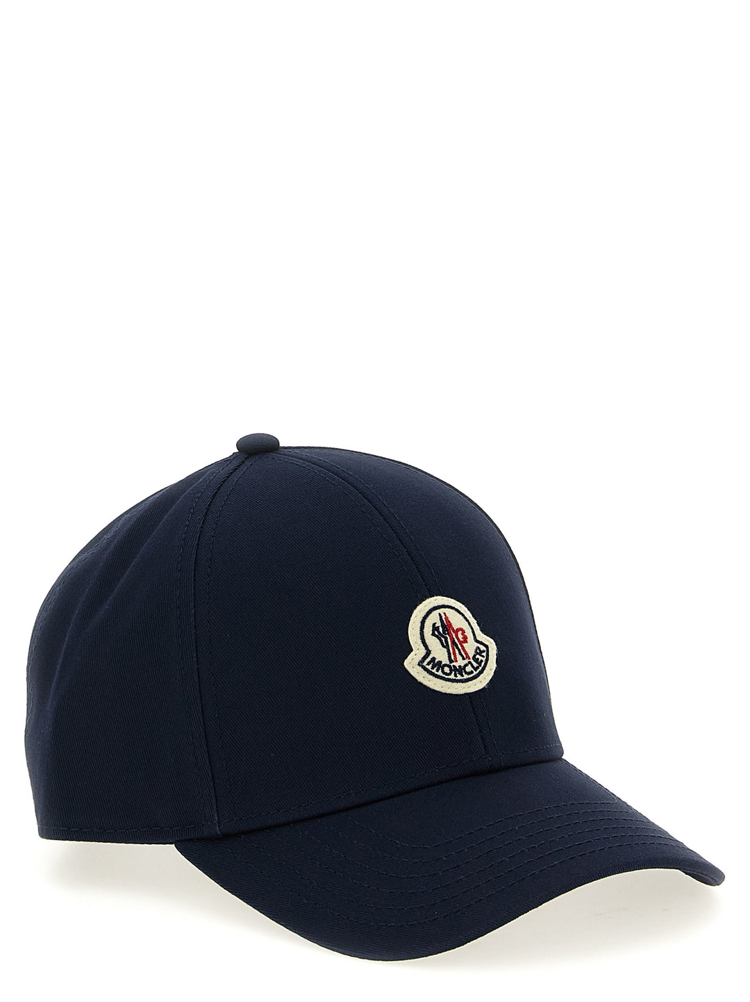 Moncler Logo Patch Cap Hats - Blue | ac1ed4b99bc44a5da4a34413a3923c5ee68c8799