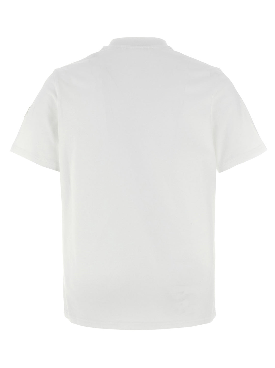Moncler Logo Print T-shirt - White/Black | e85b67e08c466e8912081900a426446fab87d57b