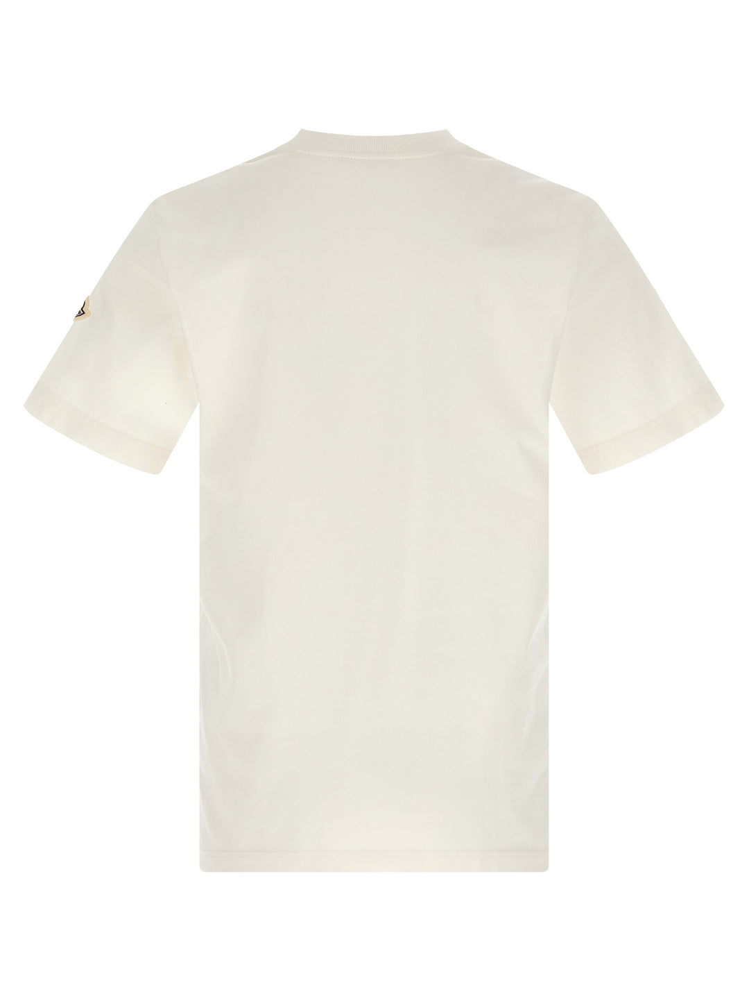 Moncler Flocked Logo T-shirt - White | 94daeaaa30d27a59f7e5d80668d3175b95981351