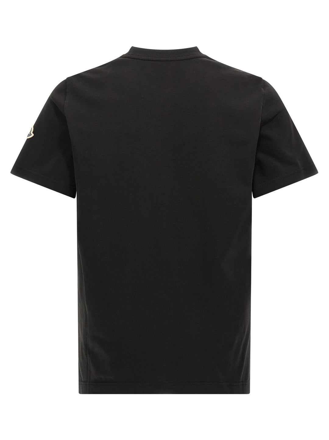 Moncler Flocked Logo T-shirt - Black | e52644a6bcd5e02b0b74aa89d82f919451d2318b