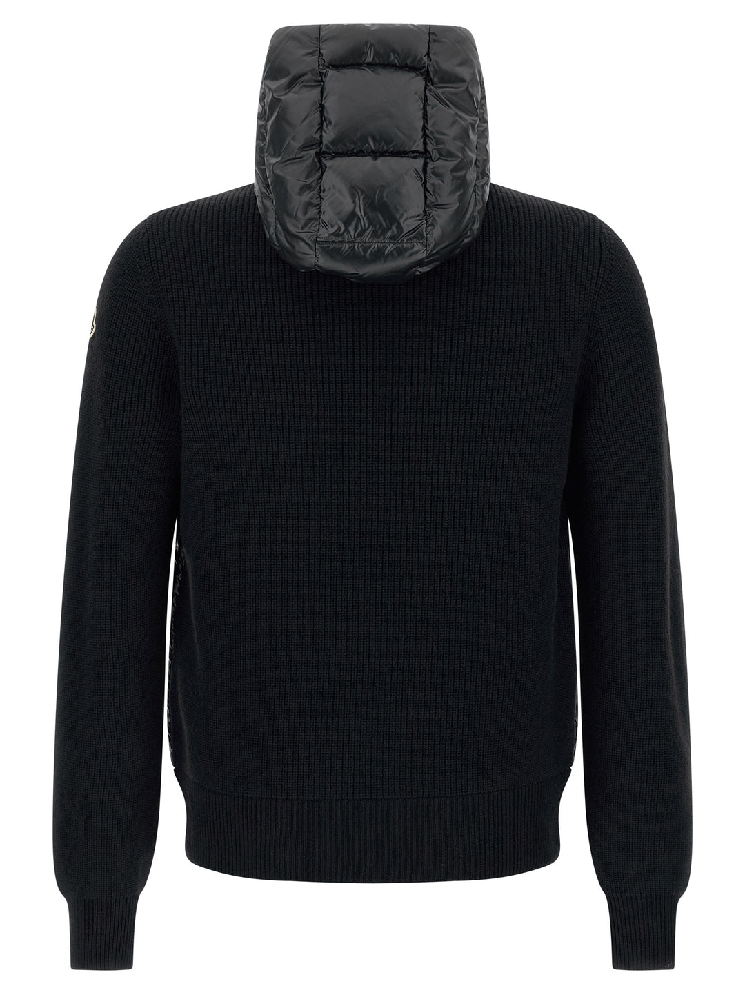 Moncler Padded Cardigan Sweaters and Cardigans - Black | f2efa74e8457cea7c0f34426287af21bca110378
