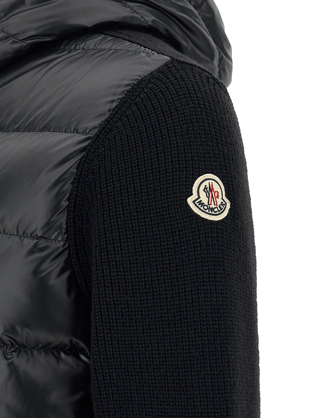 Moncler Padded Cardigan Sweaters and Cardigans - Black | 7ad2117244546772d03f2fdf098d6658e4769c48