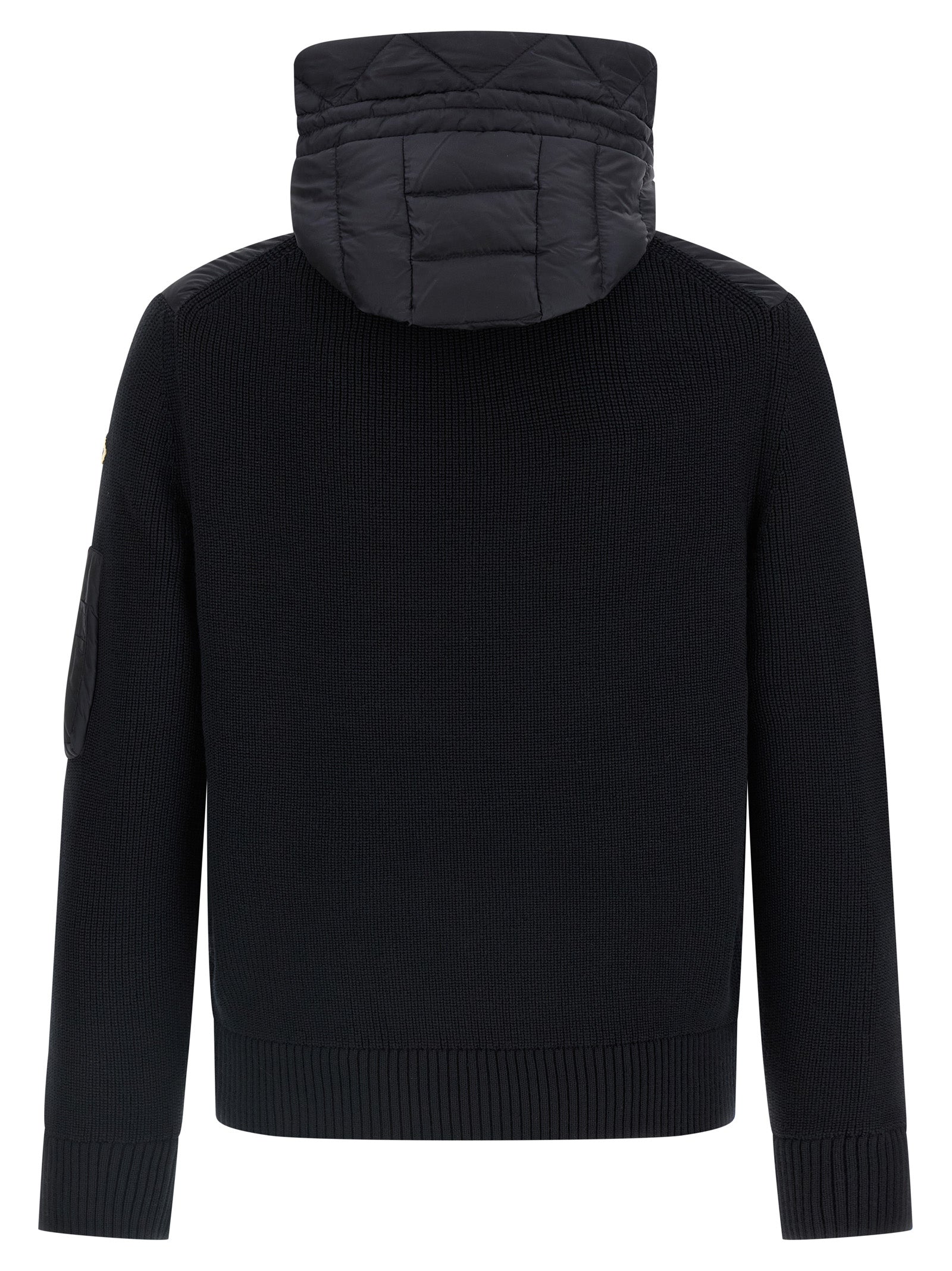Moncler Tricot Hooded Cardigan Sweaters And Cardigans Blue | Wanan