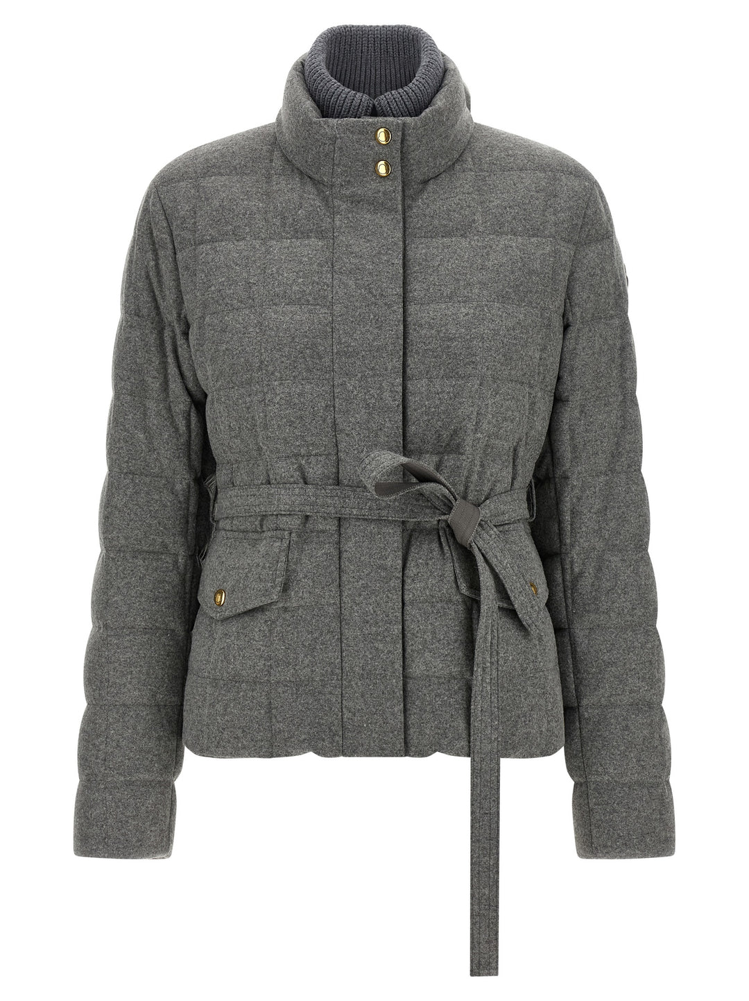 Moncler Bussettes Puffer Jackets - Gray | 039a3f6c3c050730d620fa75437783894bf4e5f5