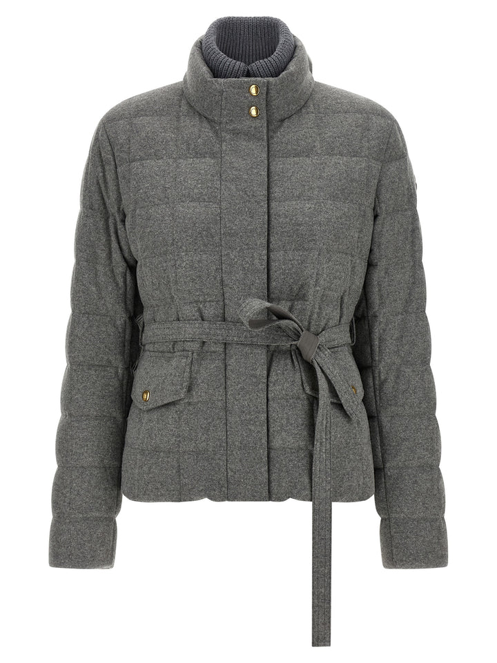 Moncler Bussettes Puffer Jackets - Gray | 039a3f6c3c050730d620fa75437783894bf4e5f5