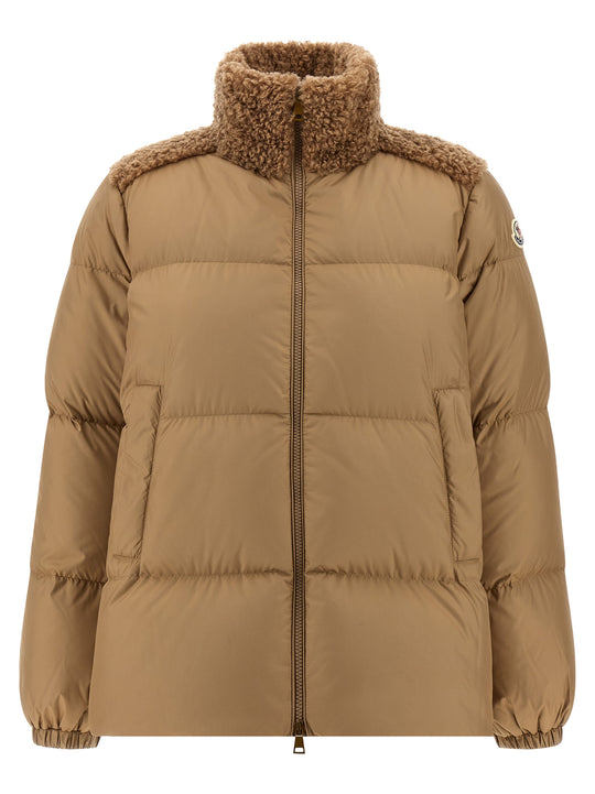 Esnaie Puffer Jackets Beige