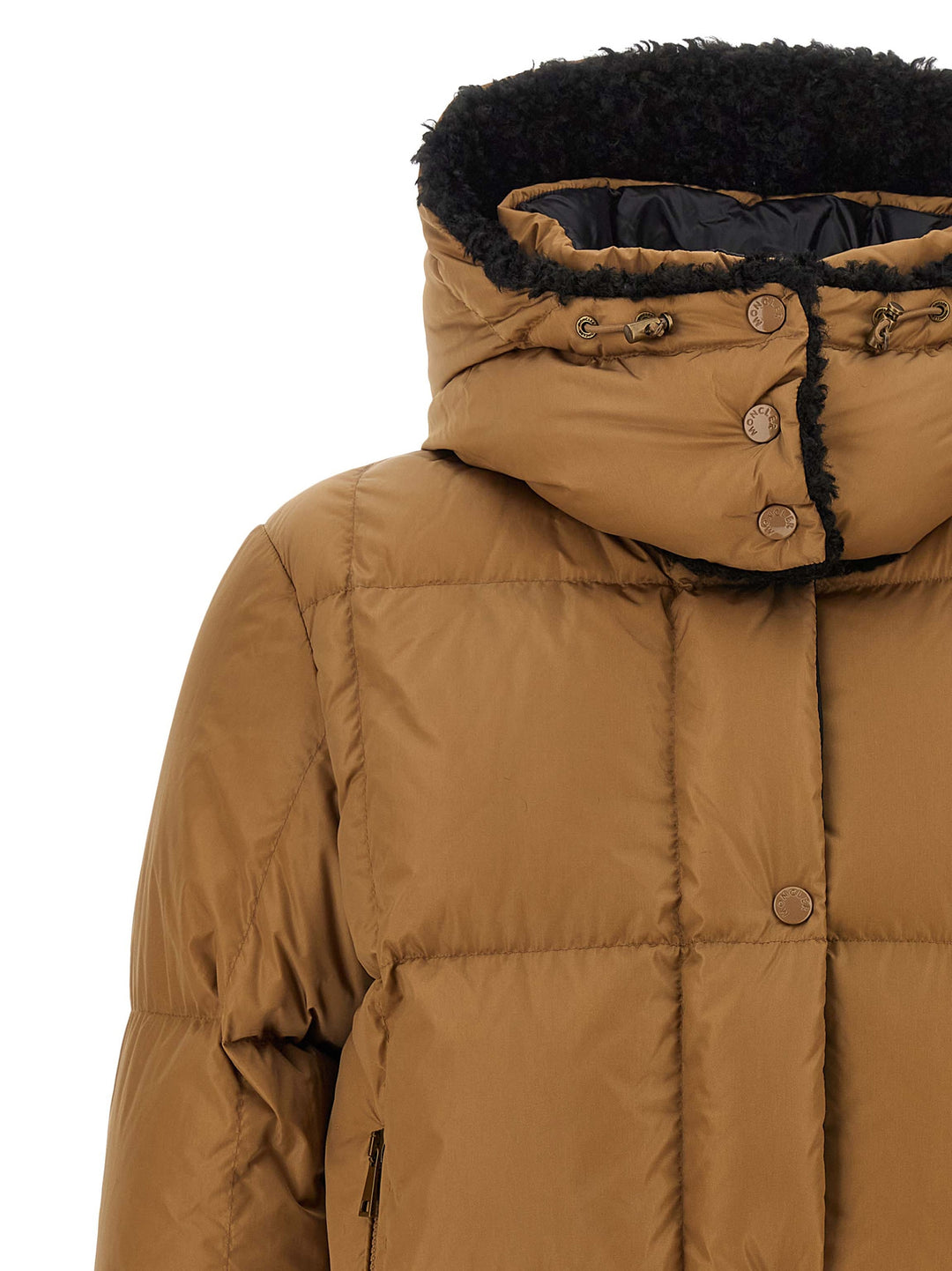 Moncler Castelnou Puffer Jackets - Brown | 9977b95decd78b8dfc07d41856a26ce428a00ab9