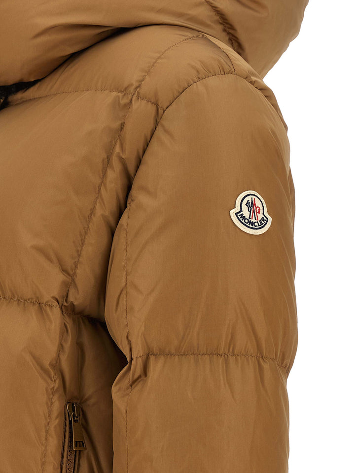 Moncler Castelnou Puffer Jackets - Brown | b5fe5ab6f4062a9aae93bba7661542bcaaf7e7d2