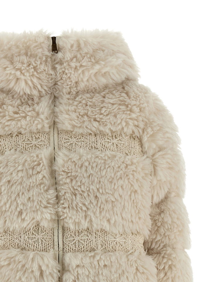 Moncler Verie Puffer Jackets - White | 93dff17421502fe5543d944d5d2d79f6c93893ae